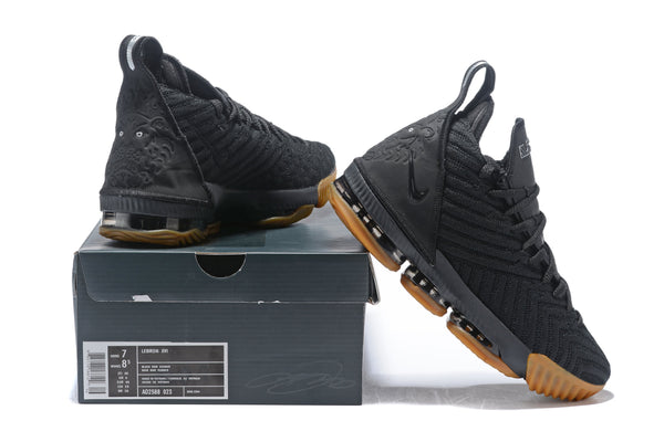Nike Lebron XVI 16 EP Black Raw Rubber Men Shoes Sale Size US7,8,8.5,9,10,11,12