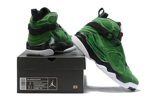 Nike Air Jordan 8 Retro 'Green Black' Sneaker Shoes Sale Men Size 8-13