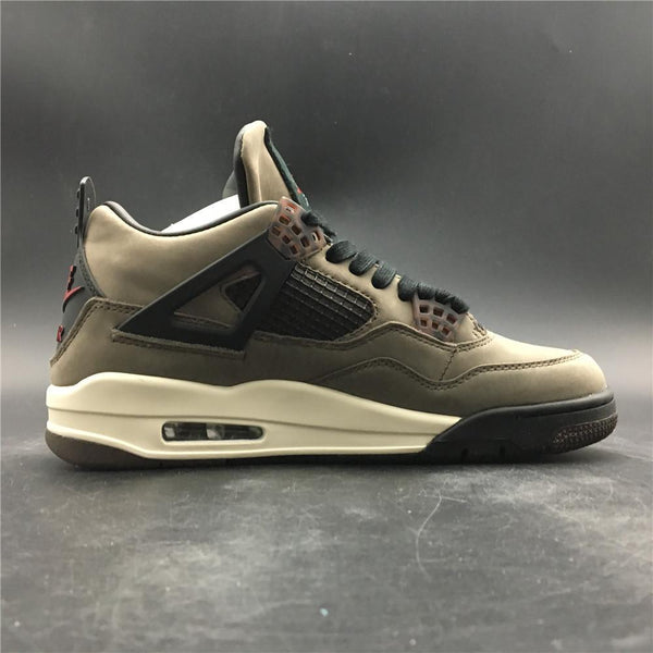 Nike Air Jordan 4 Retro Travis Scott Dark Mocha Sail Cool Grey Vred Men Shoes Sale Size US 7, 8, 8.5, 9, 10, 11, 12, 13