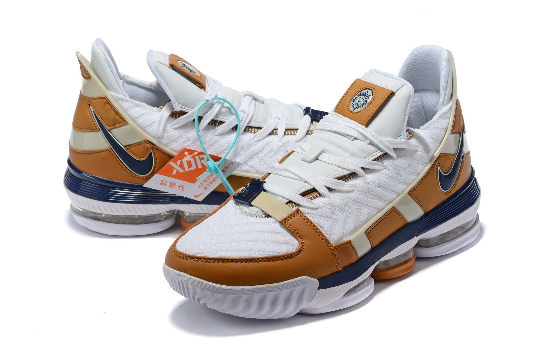 Nike Lebron XVI 16 SB White Brown Sneaker Shoes Sale Men Size 7-13