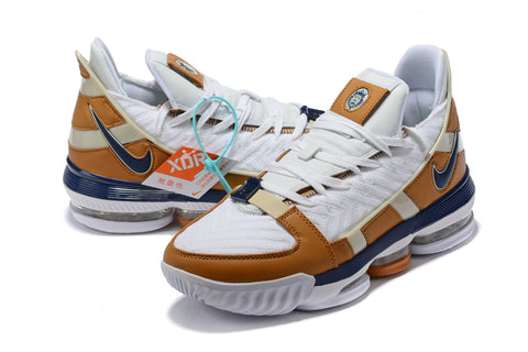 Nike Lebron XVI 16 SB White Brown Sneaker Shoes Sale Men Size 7-13