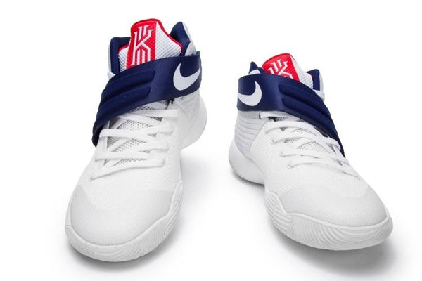 Nike Kyrie 2 USA White Navy Red Men Basketball Shoes Sale Size US 7,8,8.5,9.5,10,11,12