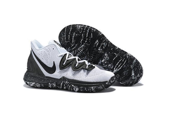 Kyrie 5 'Cookies and Cream' Black White Basketball Shoes Men Sale Size US 7,8,8.5,9.5,10,11,12