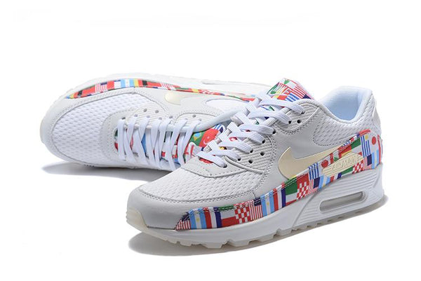 Nike Air Max 90 'One World White' Shoes Sneaker Sale Men Size US 7, 8, 8.5, 9, 10, 11