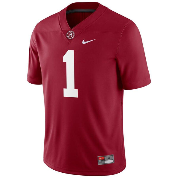 #1 Alabama Crimson Tide Football Game Jersey – Crimson 2019