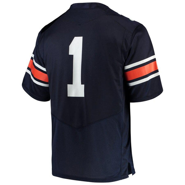 #1 Auburn Tigers Under Armour Team Replica Football Jersey – Navy 2019