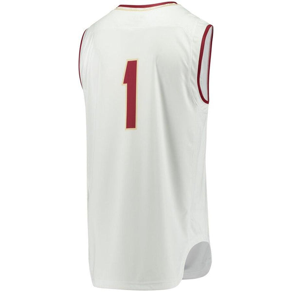 #1 Boston College Eagles Under Armour Replica Performance Basketball Jersey – White 2019