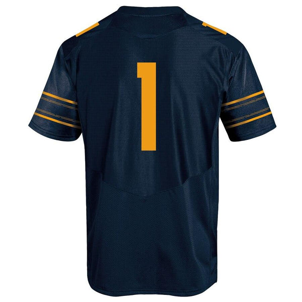 #1 Cal Bears Under Armour Team Replica Football Jersey – Navy 2019