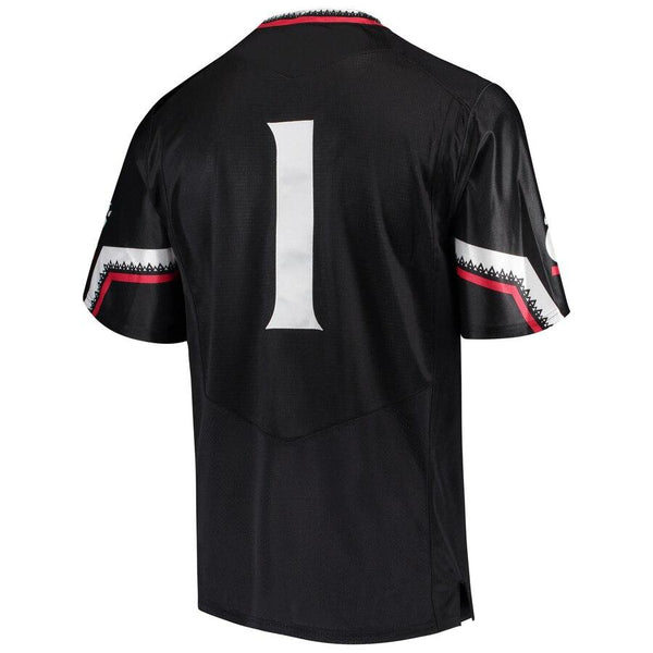 #1 Cincinnati Bearcats Under Armour Premier Football Jersey – Black 2019