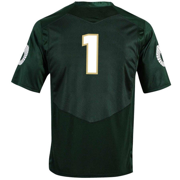 #1 Colorado State Rams Under Armour Replica Football Jersey - Green 2019