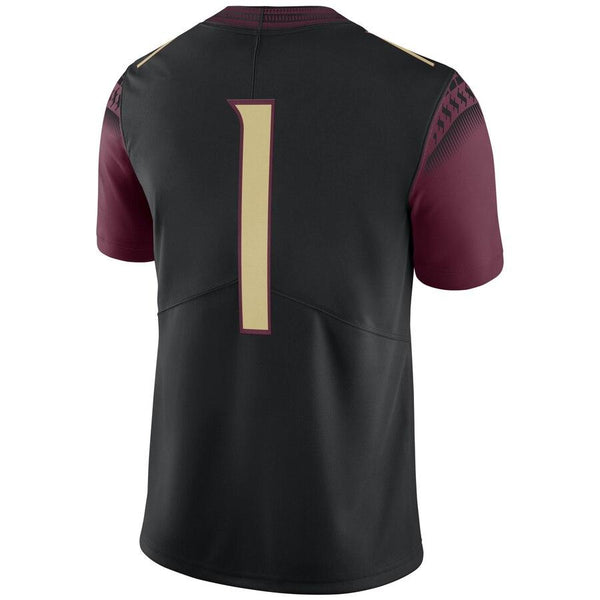 #1 Florida State Seminoles Limited Football Jersey - Black 2019