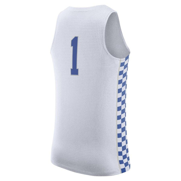 #1 Kentucky Wildcats Basketball Jersey - White 2019