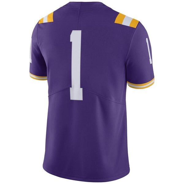 #1 LSU Tigers Limited Football Jersey - Purple 2019