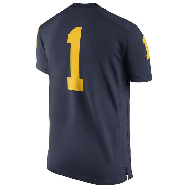 #1 Michigan Wolverines Women's Game Replica Football Jersey - Navy 2019