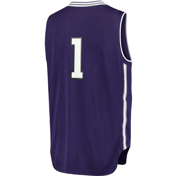 #1 Northwestern Wildcats Under Armour Replica Basketball Performance Jersey - Purple 2019