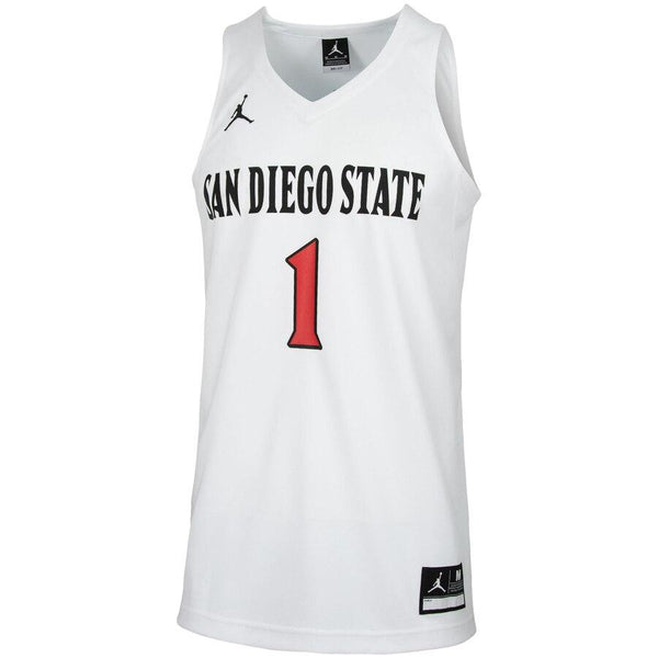 #1 San Diego State Aztecs Jordan Brand Replica Basketball Jersey – 2019