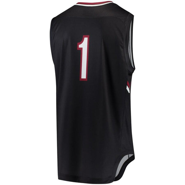 #1 South Carolina Gamecocks Under Armour Replica Performance Basketball Jersey – Black 2019