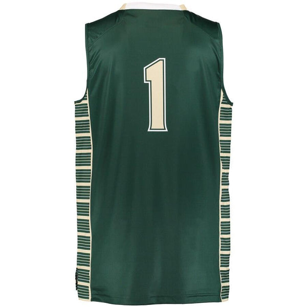 #1 South Florida Bulls Under Armour Male Performance Replica Basketball Jersey - Green 2019