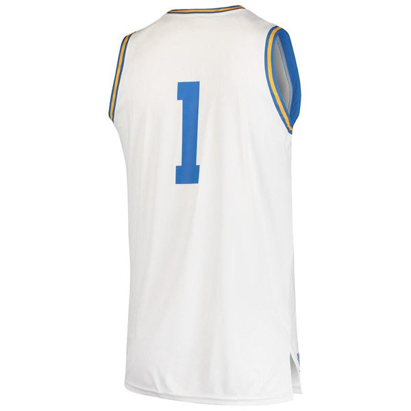 #1 UCLA Bruins Under Armour Replica Basketball Jersey - White 2019
