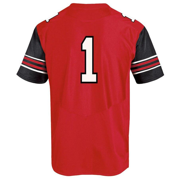 #1 Utah Utes Under Armour Premier Football Jersey – Red 2019