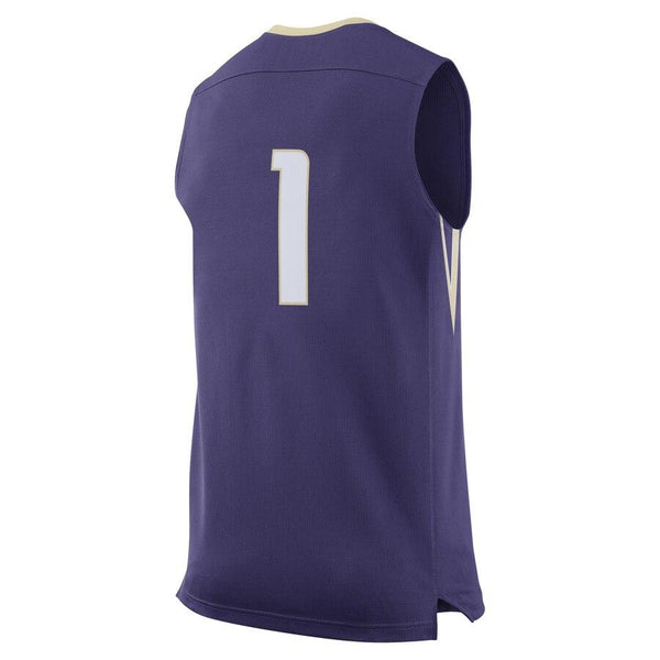 #1 Washington Huskies Replica Basketball Jersey - Purple 2019