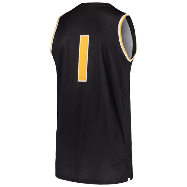 #1 Wichita State Shockers Under Armour Replica Basketball Jersey - Black 2019