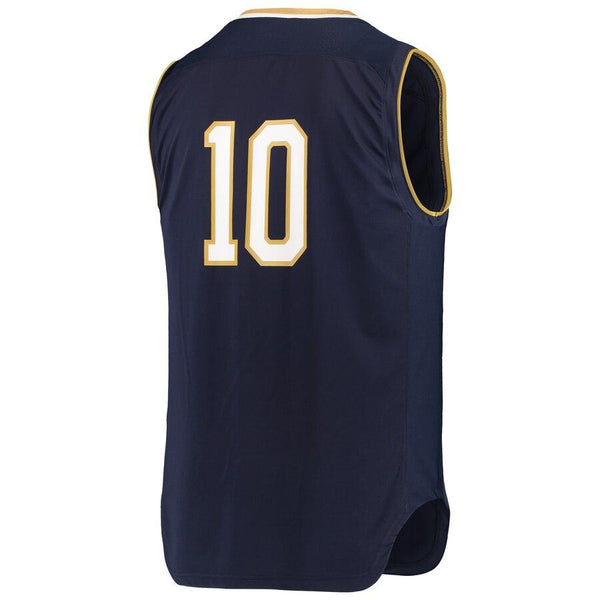 #10 Notre Dame Fighting Irish Under Armour Replica Basketball Jerseys - Navy 2019