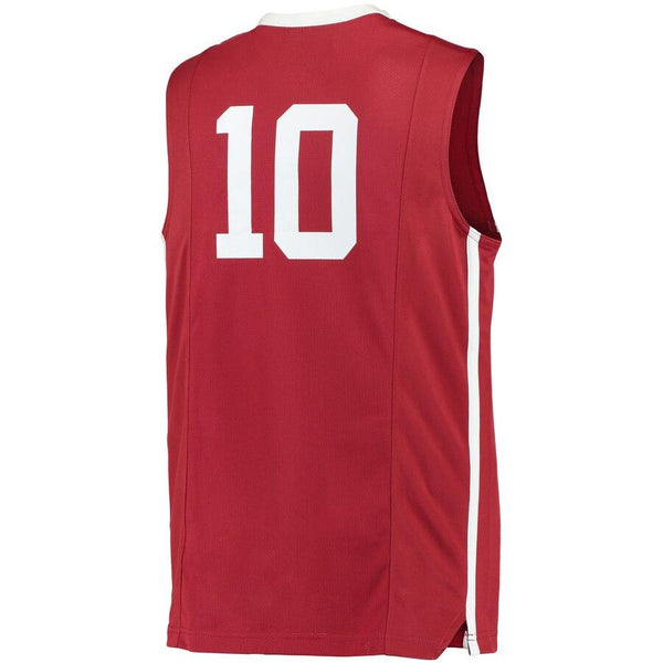 #10 Oklahoma Sooners Replica Basketball Jersey - Crimson 2019