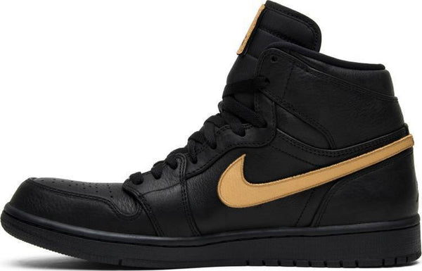 Nike Air Jordan 1 High BMH 2017 Black Gold Shoes Basketball Men Sale Size US 7, 8, 8.5, 9, 10, 11, 12, 13