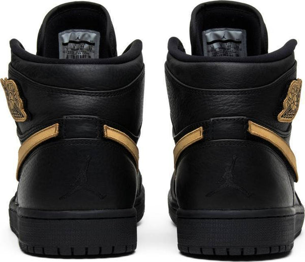 Nike Air Jordan 1 High BMH 2017 Black Gold Shoes Basketball Men Sale Size US 7, 8, 8.5, 9, 10, 11, 12, 13