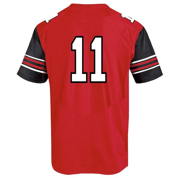 #11 Utah Utes Under Armour Premier Performance Football Jersey – Red 2019