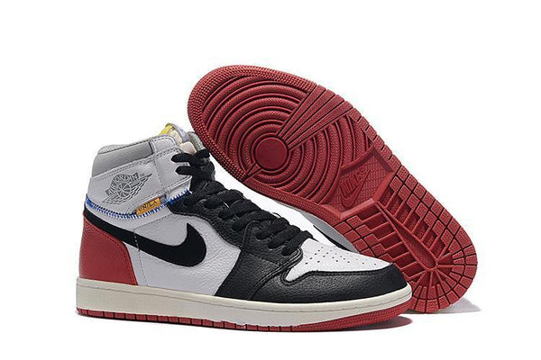 Union x Nike Air Jordan 1 Retro High 'Black Toe' Shoes Basketball Men Sale Size US 7 - 13