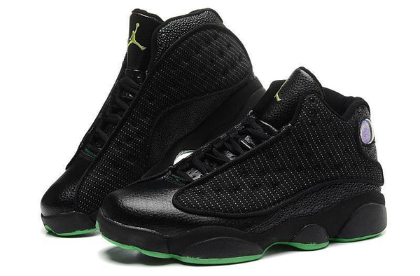 Nike Air Jordan Men 13 Retro Black/Green Men Size US 7 - 13