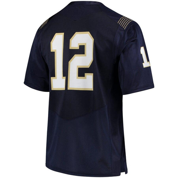 #12 Navy Midshipmen Under Armour Replica Football Jersey - Navy 2019