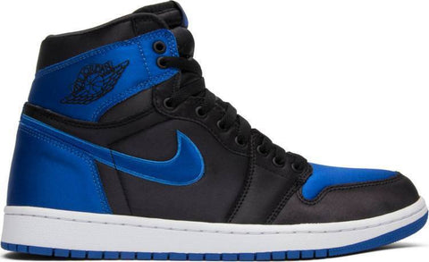 Nike Air Jordan 1 High OG SE 'Satin Royal' Black Blue Shoes Basketball Men Sale Size US 7, 8, 8.5, 9, 10, 11, 12, 13