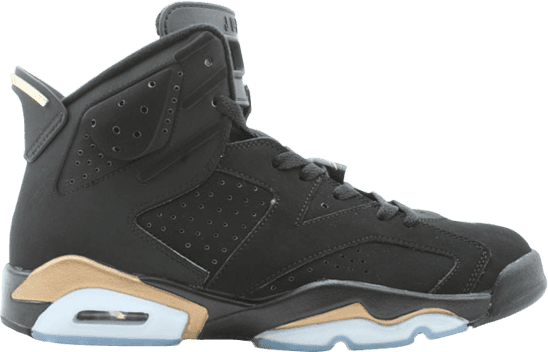 Nike Air Jordan 6 Retro 'DMP' Black Gold Men Shoes Sale Size US 7, 8, 8.5, 9, 10, 11, 12, 13