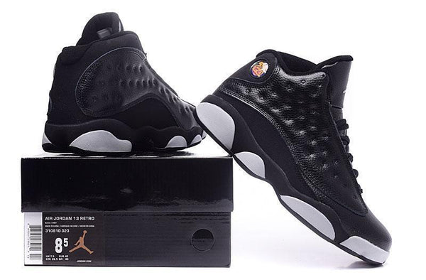 Nike Air Jordan Men 13 Retro Black Hyper White Basketball Men Size US 7 - 13