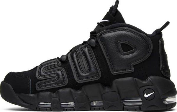 Supreme x Air More Uptempo 'Black' Sneaker Shoes Basketball Men Size US 7 - 13