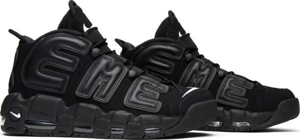 Supreme x Air More Uptempo 'Black' Sneaker Shoes Basketball Men Size US 7 - 13