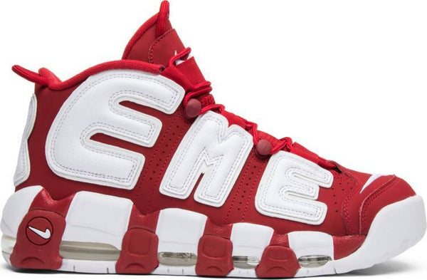 Supreme x Air More Uptempo 'Red' Snkeaker Shoes Basketball Men Size US 7 - 13