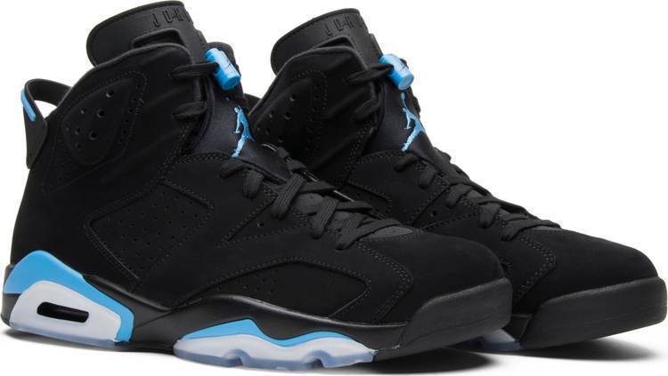 Nike Air Jordan 6 Retro Black University Black Shoes Sale Size US 7, 8, 8.5, 9, 10, 11, 12, 13