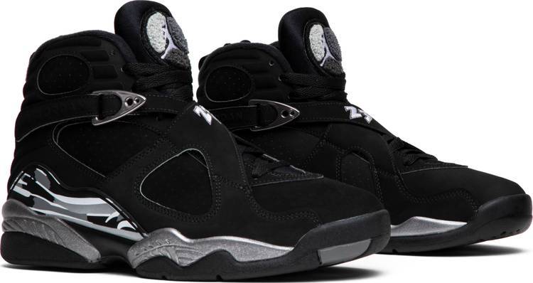 Nike Air Jordan 8 Retro 'Chrome' 2015 Black Sneaker Shoes Sale Men Size 8-13
