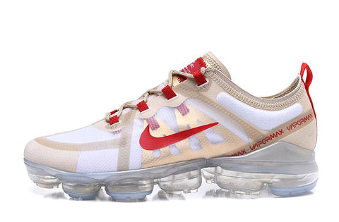 Nike Air Vapormax 2019  'White Red' Shoes Sneakers Men Women Sale Size US 7, 8, 8.5, 9, 10, 11