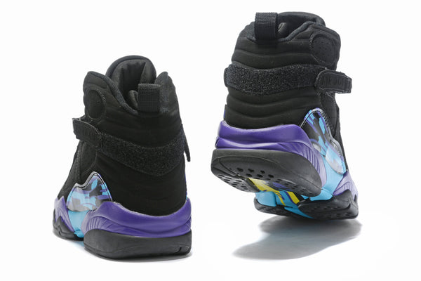 Air Jordan 8 Retro 'Aqua' 2015 Black Sneaker Shoes Sale Men Size 8-13