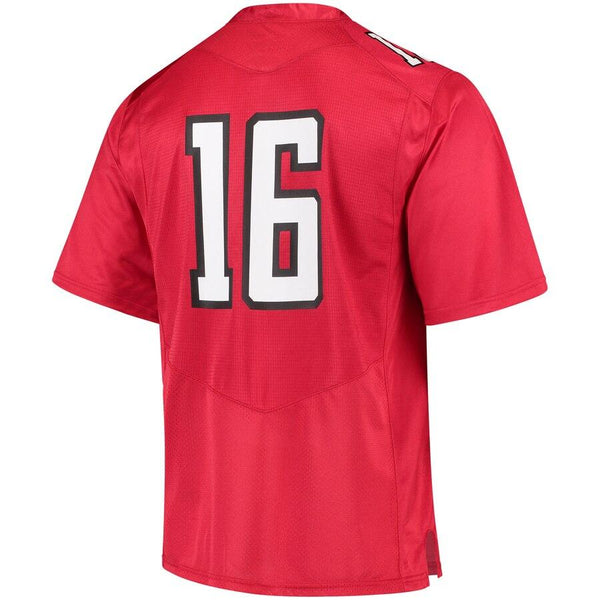 #16 Texas Tech Red Raiders Under Armour Replica Football Jersey - Red 2019