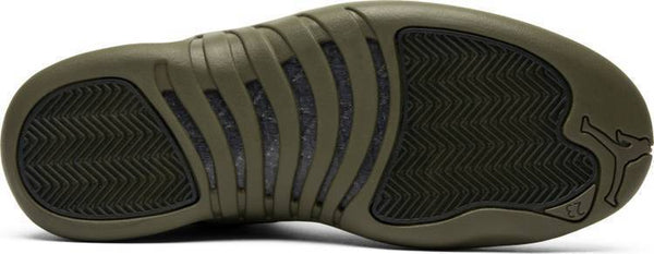 PSNY x Air Jordan 12 Retro 'Milan' Olive Shoes Basketball Men Sale Size US 7 - 13