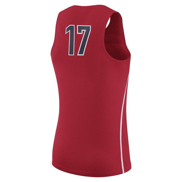 #17 Arizona Wildcats Basketball Jersey - Red 2019
