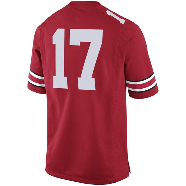 #17 Ohio State Buckeyes Game Football Jersey - Scarlet 2019