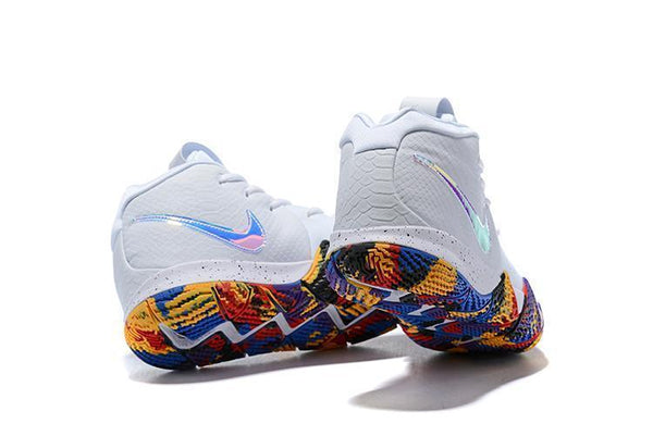 Nike Kyrie 4 "NCAA TOURNAMENT" White Men Basketball Shoes Sale Size US 7,8,8.5,9.5,10,11,12