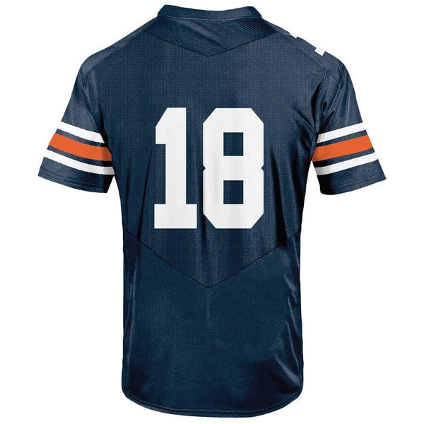 #18 Auburn Tigers Under Armour Replica Football Jersey – Navy 2019